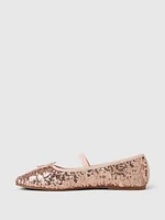 Kids Sequin Ballet Flats