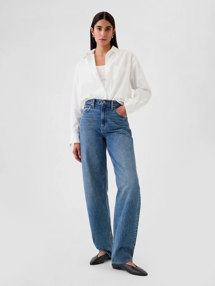 Organic Cotton Poplin Big Shirt