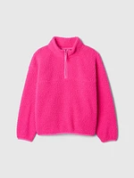 Kids Sherpa Half-Zip Pullover