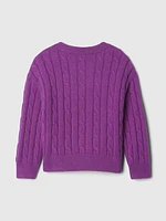 babyGap CashSoft Cable-Knit Sweater