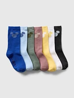 Gap Disney Baby Mickey Mouse Crew Socks (7-Pack