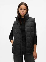 Recycled Lightweight Quilted Puff Vest