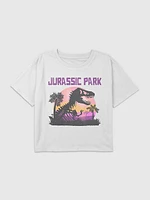 Kids Jurassic Park Graphic Boxy Crop Tee