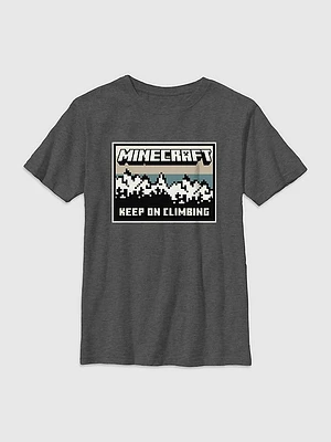 Kids Minecraft Keep On Climbing Graphic Tee