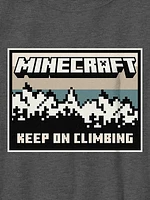 Kids Minecraft Keep On Climbing Graphic Tee