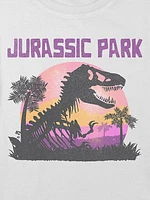 Kids Jurassic Park Graphic Boxy Crop Tee