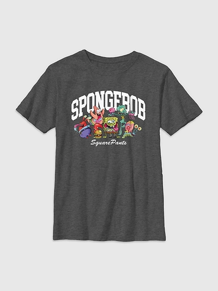 Kids Spongebob Group Graphic Tee