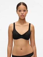 Lace Unlined Semi-Demi Bra