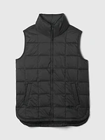 Recycled Lightweight Quilted Puff Vest