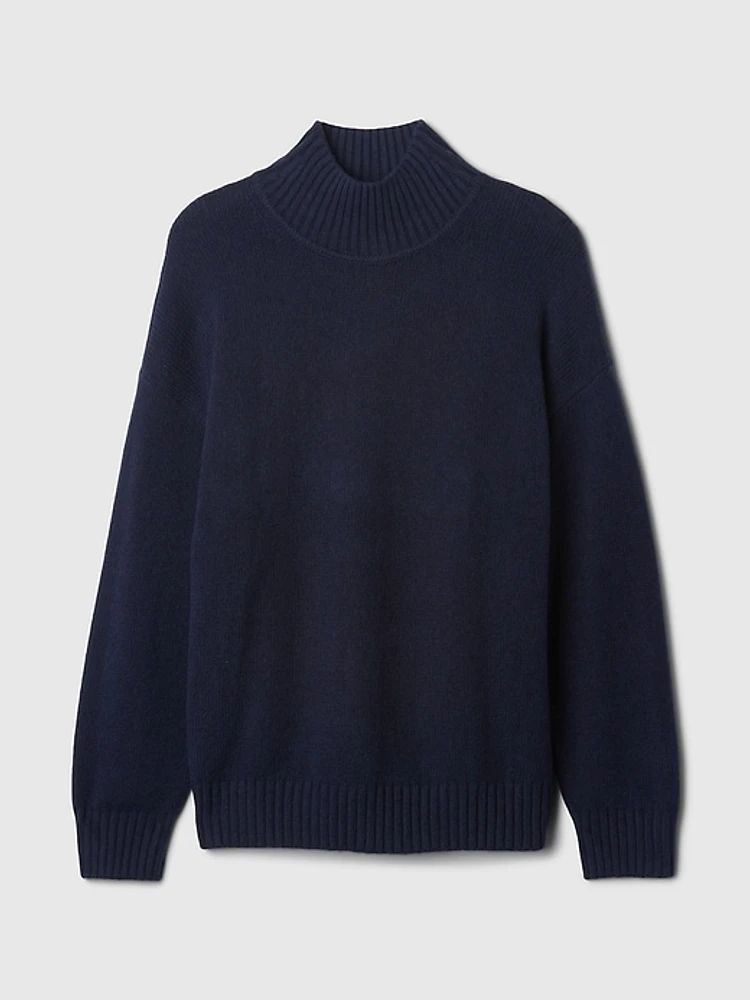 CashSoft Mockneck Sweater