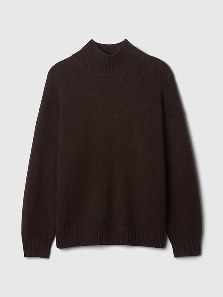 CashSoft Mockneck Sweater