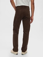 Straight Corduroy Jeans with GapFlex