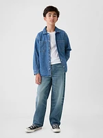 Kids UltraSoft Pull-On Baggy Jeans