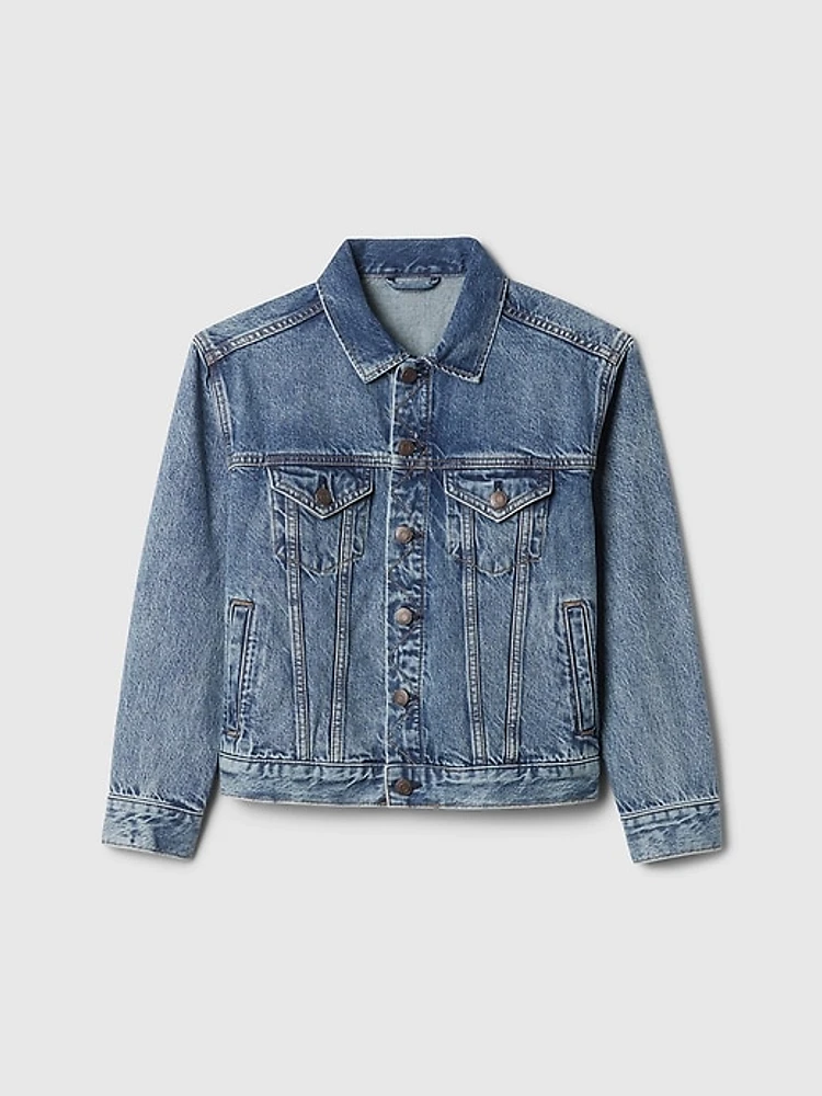 Kids Organic Cotton Icon Denim Jacket