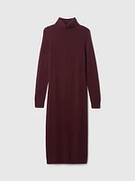 CashSoft Turtleneck Maxi Sweater Dress