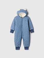 Baby Quilted Cozy Chambray One-Piece