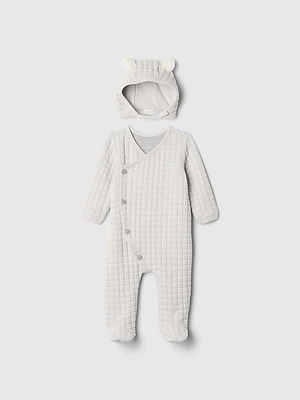 Baby Quilted Crossover Outfit Set