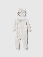 Baby Quilted Crossover Outfit Set