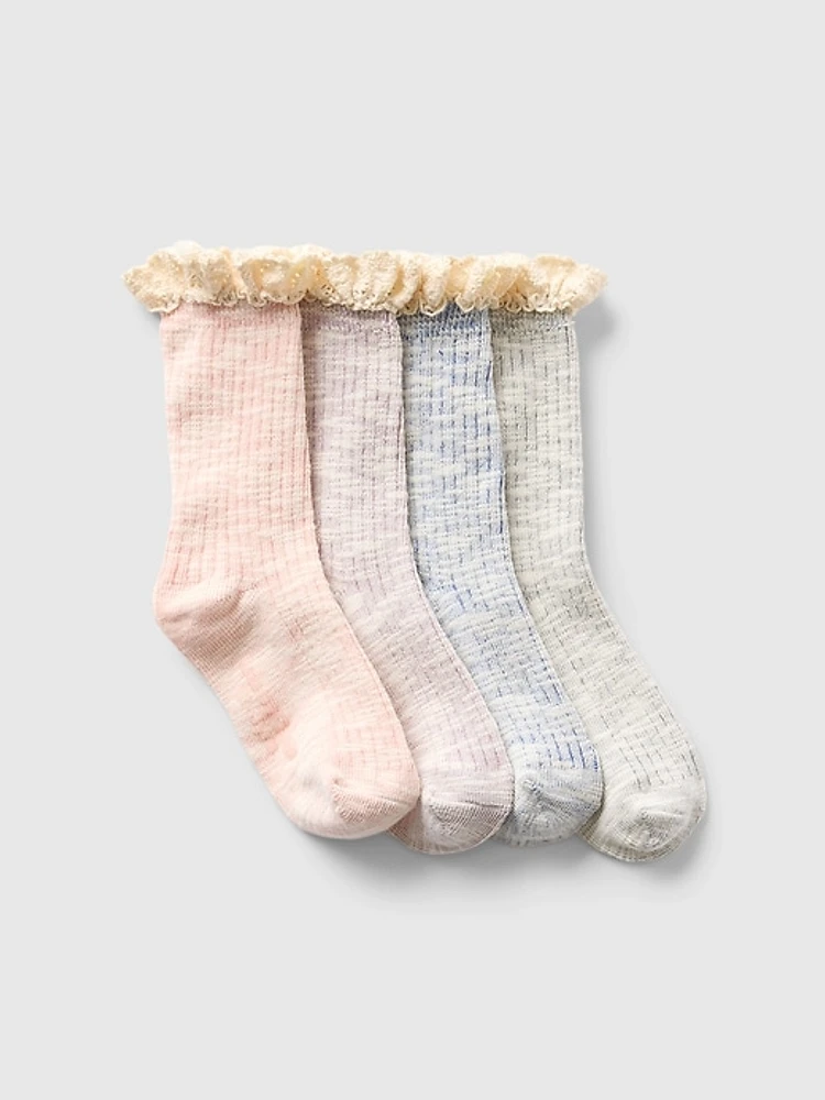 babyGap Ruffle Boot Socks (4-Pack)