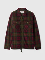 Plaid Shirt Jacket