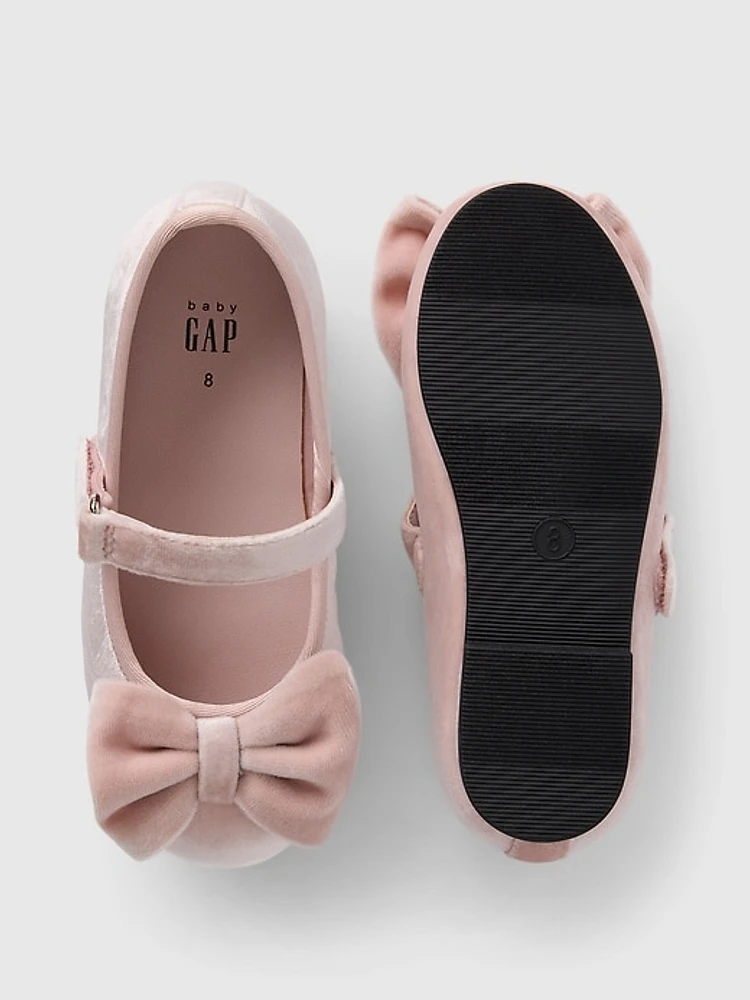 Baby & Toddler Velvet Mary Jane Flats
