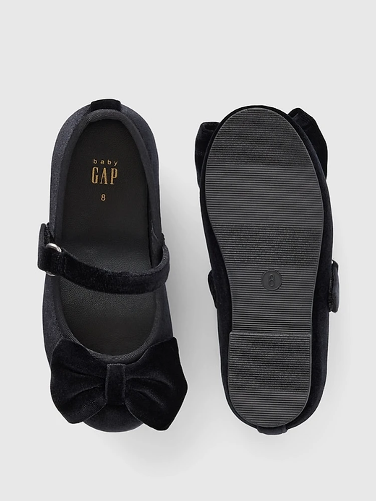Baby & Toddler Velvet Mary Jane Flats