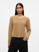 Textured Sweater Jacket