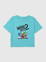 Kids Inside Out 2 Logo Graphic Boxy Crop Tee