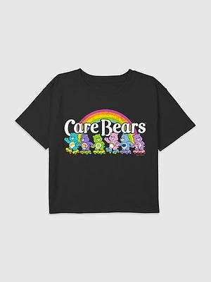 Kids Care Bears Roller Skates Graphic Boxy Crop Tee