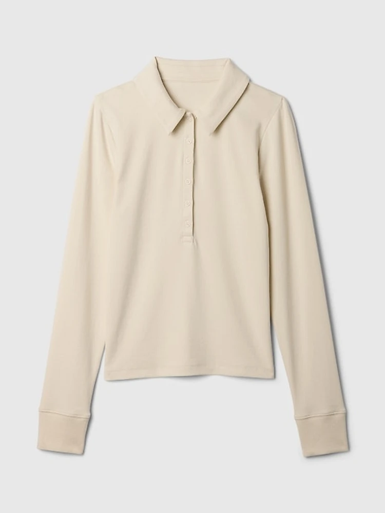 Modern Cropped Polo Shirt