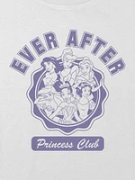 Kids Disney Princess Ever After Club Graphic Boxy Crop Tee