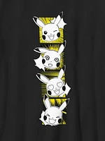 Kids Pokemon Pikachu Faces Graphic Tee