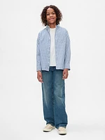 Kids Organic Cotton Poplin Shirt