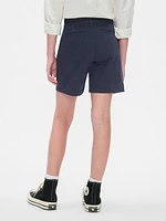 Kids Mid Rise Uniform Bermuda Shorts