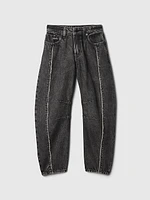 Kids Mid Rise Horseshoe Jeans