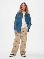 Gap × Disney Kids Embroidered Baggy Khakis