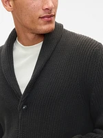 Textured Rib Shawl Cardigan