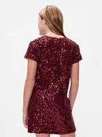 Kids Sequin Velvet Top