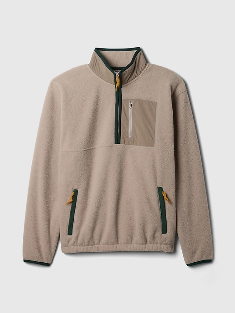 Sherpa Half-Zip Pullover