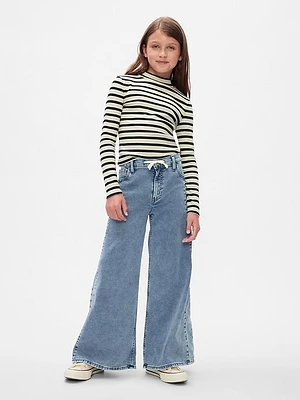 Kids Mid Rise Baggy Jeans