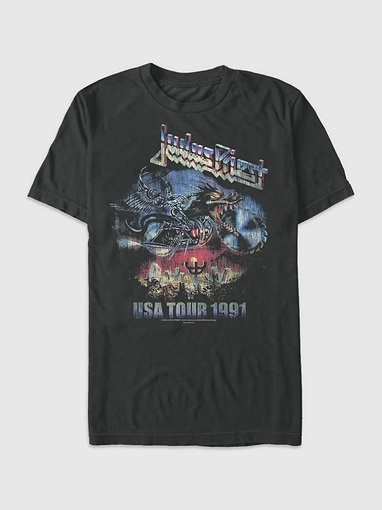 Judas Priest USA Tour 1991 Graphic Tee