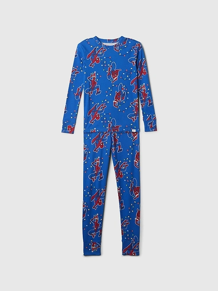 Gap × Marvel Kids Organic Brushed  Cotton Spider-Man PJ Set