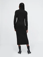 CashSoft Turtleneck Maxi Sweater Dress