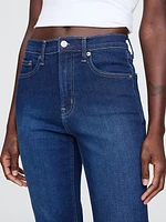 High Rise True Skinny Capri Jeans