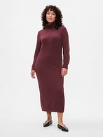 CashSoft Turtleneck Maxi Sweater Dress