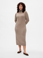 CashSoft Turtleneck Maxi Sweater Dress