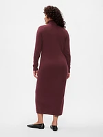 CashSoft Turtleneck Maxi Sweater Dress