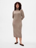 CashSoft Turtleneck Maxi Sweater Dress