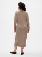 CashSoft Turtleneck Maxi Sweater Dress