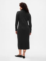 CashSoft Turtleneck Maxi Sweater Dress